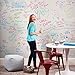 [Black Friday Special] Dry Erase Wall Decal with Dry Erase Marker [ Life of the Party ] Over 6 Ft of Adhesive Whiteboard Turns Any Surface Into Monthly Calendar or Weekly List