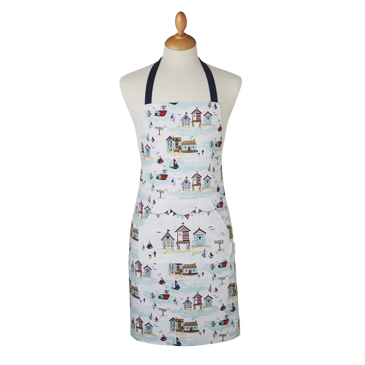 Cooksmart British Designed Kitchen Aprons For Women & Men | 100% Cotton Kitchen Apron With Pockets | Modern Designed Cooking Aprons For Women & Men Suitable For All Types Of Kitchens