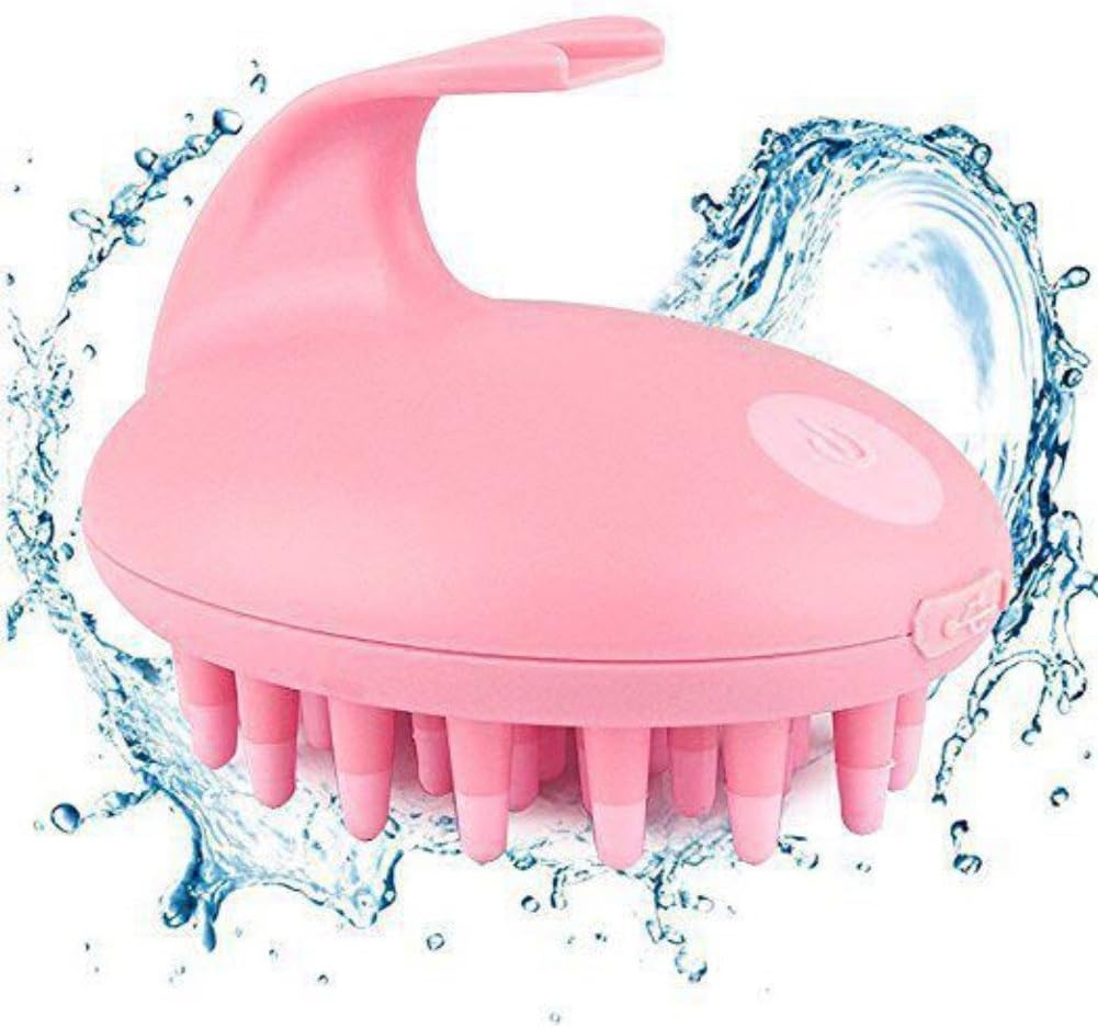 Amazon 振動頭皮マッサージ器 電動頭皮ブラシ 頭皮マッサージ ヘアトリートメント器 肩凝り改善グッズ 頭皮の血行促進 音波振動 Usb充電式 浴室設備アクセサリ