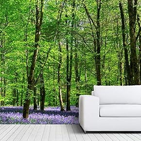 signwin Wall Mural Green Forest Nature Landscape Removable...