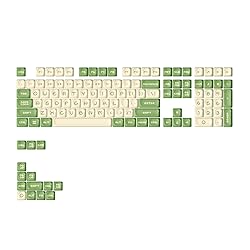 Akko Keycaps Set, Matcha Bear OEM Profile 122-Key