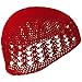 Cotton Kufi Cap - Red OSFM