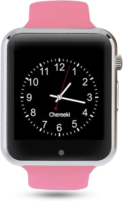 Android Bluetooth Smartwatch [Correa suave], CHEREEKI Reloj de pulsera deportivo con pantalla táctil. smartwatch soporta tarjetas SIM/tarjetas TF ...