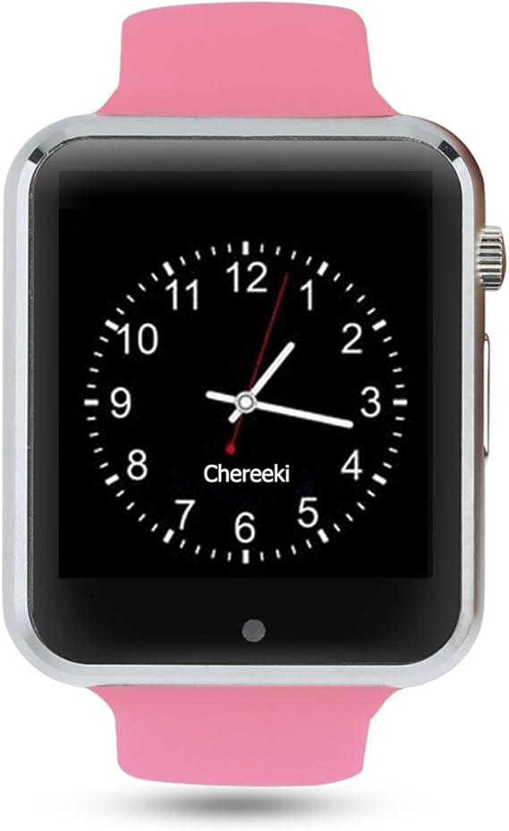 Android Bluetooth Smartwatch [Correa suave], CHEREEKI Reloj de pulsera deportivo con pantalla táctil. smartwatch soporta tarjetas SIM/tarjetas TF ...