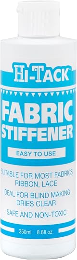 HI-TACK Fabric Stiffener 250ml - Non-Toxic, Permanent, Easy to Use