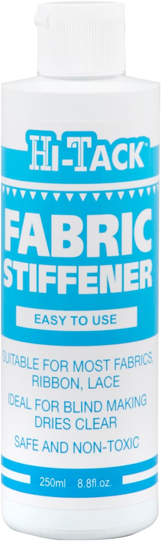 HI-TACK Fabric Stiffener 250ml - Non-Toxic, Permanent, Easy to Use