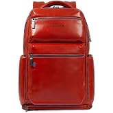 Piquadro Laptop and iPad&reg; backpack with shock absorbing and RFID protections and anti-theft cable