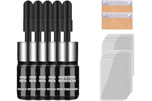KAMOJI Cracks Gone Glass Repair Kit, 2024 New Windshield Repair Kit for Chips and Cracks, Glass Repair Fluid Nano Fluid Filler for Repairing Chips and Star Shaped Crack (5)