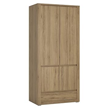 Opalino Furniture To Go 4kids Corner Wardrobe Light Oak And White