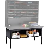Safco E-Z Sort Mail Organizer Sorting Table, Office and Classroom Commercial Grade, Base Only, Black