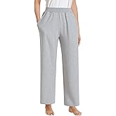 Pintage Women's Petite Cotton Lounge Pants Petite Length