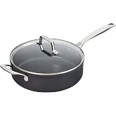Le Creuset Essential Non-stick Ceramic Saut&eacute; Pan with Glass Lid, 4 &frac14; qt.