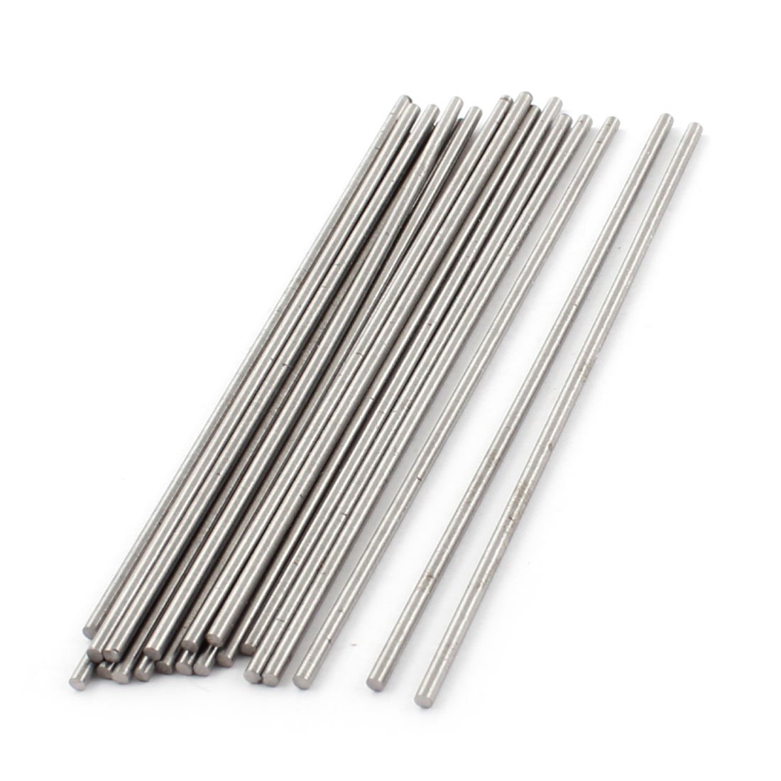 Sourcingmap 2mm Dia 100mm Length High Speed Steel Round Drill Lathe Rod Bar 20 Pcs