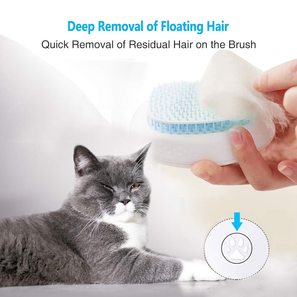 Cat Brush,Cat Brush For Shedding and Grooming,Slicker Brush Cat,Deshedding Brush For Dogs,Dematting Brush For Dogs,Cat Brush For Short Haired Cats,With Cleaning Button: Beauty