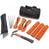 Flight Gear Chockmate Tie-Down Kit | Chocks, Tie-Downs, Hammer, and Durable Storage Bag
