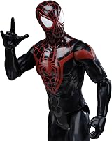 Spider-Man Miles Morales Titan Series 30 cm Action Figure Hasbro Black/Red 12 in view 8
