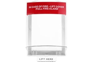 NUOBESTY Fire Safety Alarm Cover Fire Pull Station Full Coverage Guard Indoor Outdoor Switch Manual Call Point Protective Cov