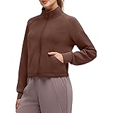 G4Free Smoofit Modal Soft Women's Zip Up Jackets Mock Neck Casual Sweatshirts Athletic Workout Tops with Pockets
