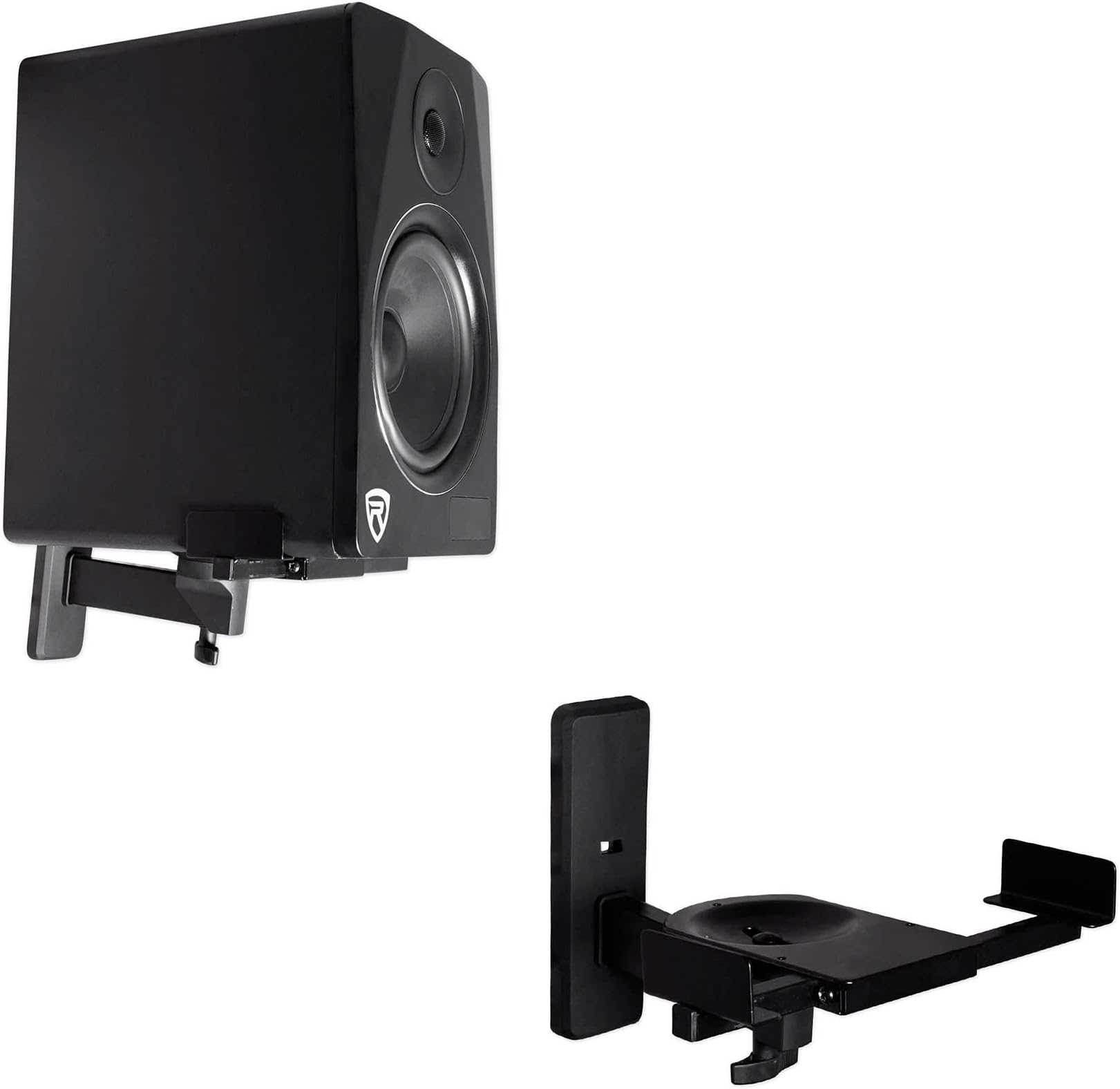 Pair Wall Mount Swivel Brackets For Polk Audio RTI A1 Bookshelf Speakers