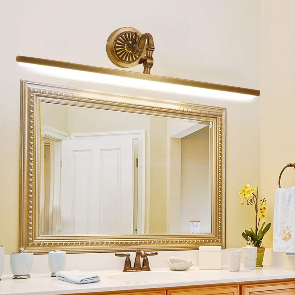 SILOLA LED-Spiegelleuchte Vintage Wandleuchten Reines Kupfer