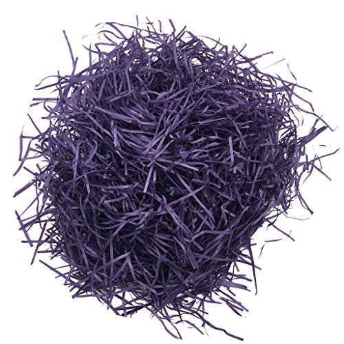 MagiDeal 20g Shredded Crinkle Paper Raffia Gift Box Filler Filling Materials for Wedding Party Decoration - Deep purple