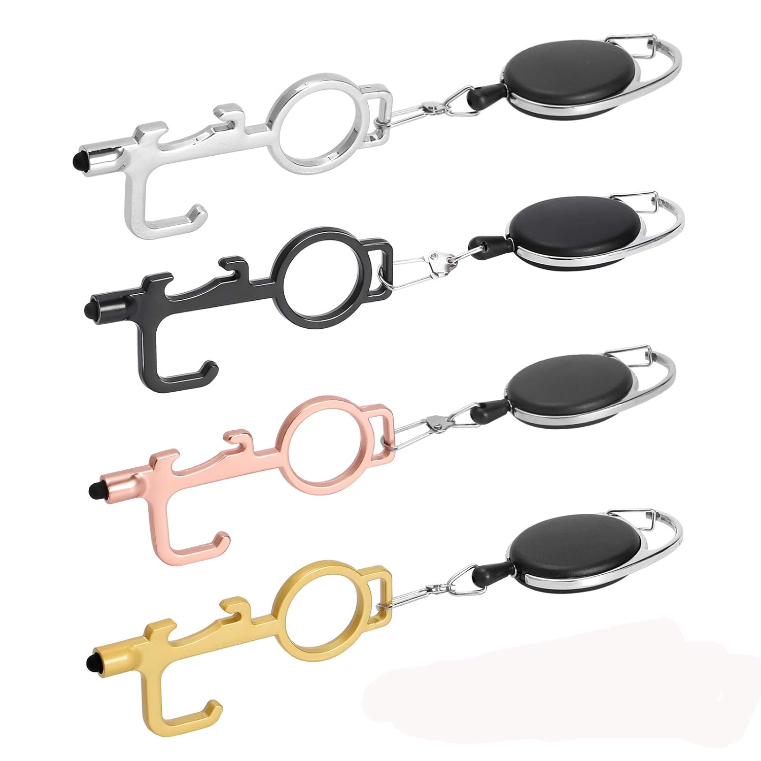 WARMWIND No Touch Door Opener, Upgraded Stretchable Keychain Tool with