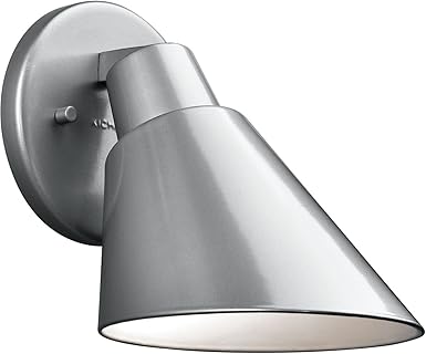 Kichler 49082PL, luz de playa de aluminio cielo oscuro para exteriores