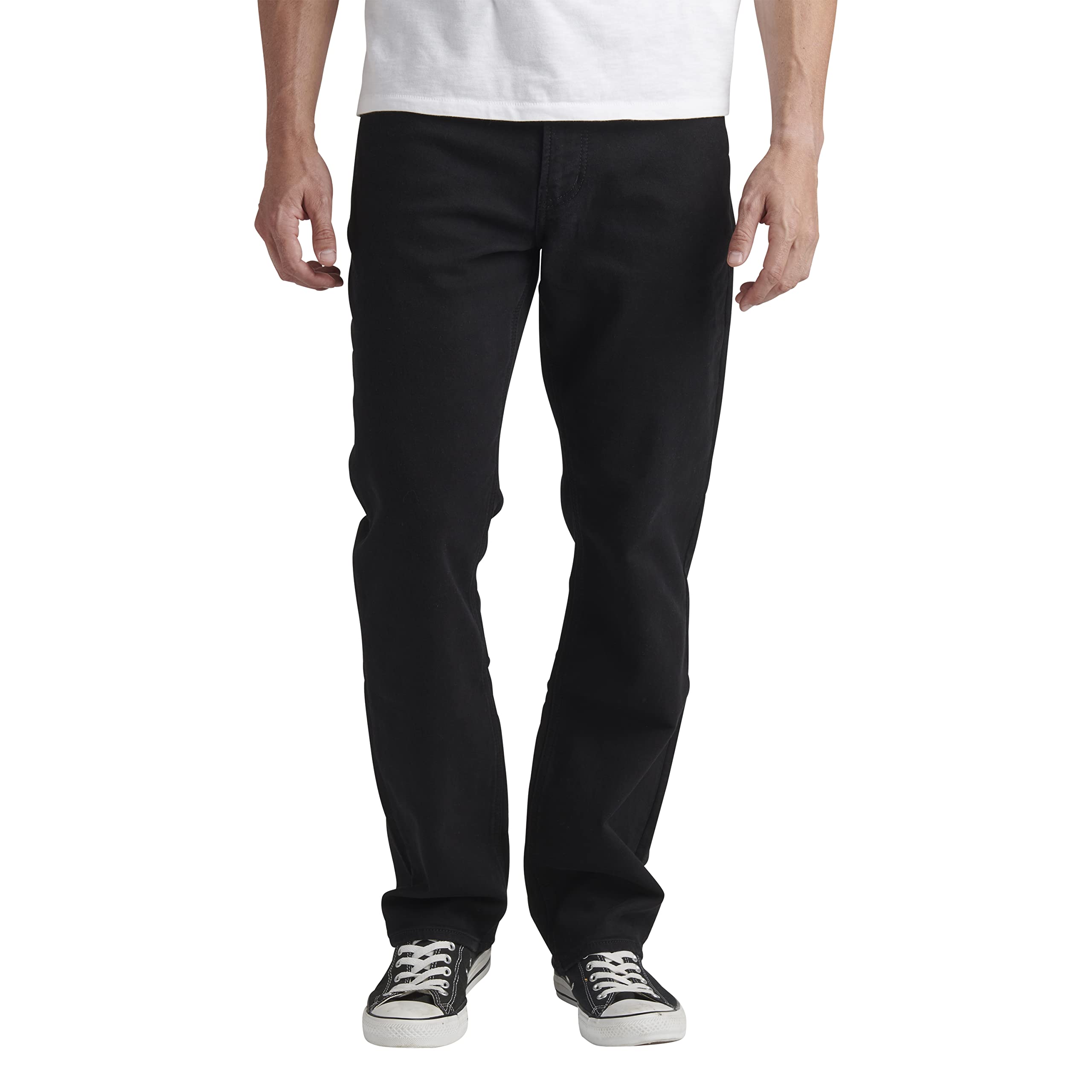 Photo 1 of Authentic by Silver Jeans Men's The Athletic Fit Tapered Leg Jeans, Dark Wash AJB518, 34W x 34L