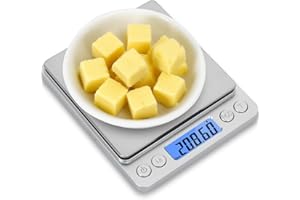 NEXT-SHINE Digital Mini Pocket Size Kitchen Series Scale 500g Multi-Functional High Precision for Cooking Baking Jewelry Weig