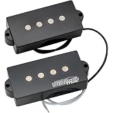 Wilkinson M Series Variable Gauss Traditional Humbucker Pickups Set Black | Ceramic, for Precision Bass PB Style Electric Bass
