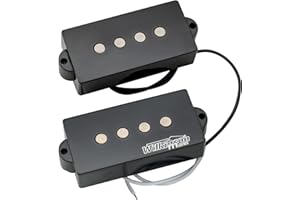 MUSICLILY Wilkinson WOPB Vari Gauss Ceramic 4-String Precision Bass Humbucker Pickups Set for PB Style Electric Bass, Black