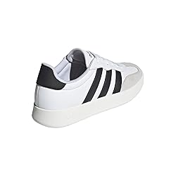 adidas Mens Barreda Sportswear, White/Black/Grey, 13