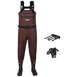 HISEA Neoprene Fishing Chest Waders for Men with