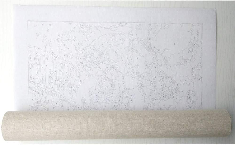 Malen nach Zahlen Liebe im Herbst Kit DIY Freund Geschenk Hauptdekorationen  40 x 50 cm Küche, Haushalt & Wohnen Bilder, Poster, Kunstdrucke & Skulpturen