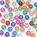 Darice Assorted Glitter Multi-Color Pony Beads – Great Craft Projects for All Ages – Bead Jewelry, Ornaments, Key Chains, Hair Beading – Round Plastic Bead With Center Hole, 9mm Diameter, 1 lb. Bag