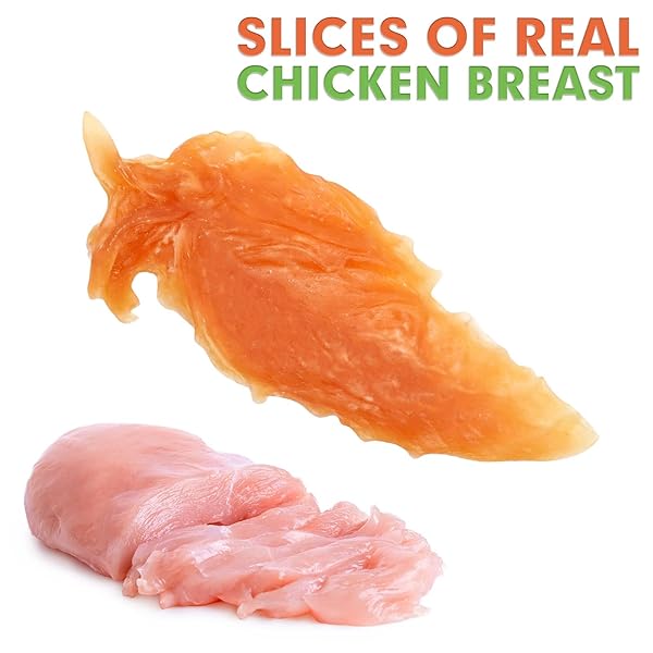 MON2SUN CHICKEN JERKY FOR DOGS MADE WITH REAL CHICKEN BREAST DOG SNACKS, HIGH PROTEIN & GRAIN FREE TRAINING TREATS FOR SMALL MEDIUM AND LARGE DOGS 21 OUNCE