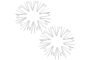 Cabilock 20pcs Stainless Steel W-Shape Wall Wire Hooks for Fabric Panel Picture Hangers Multipurpose Painting