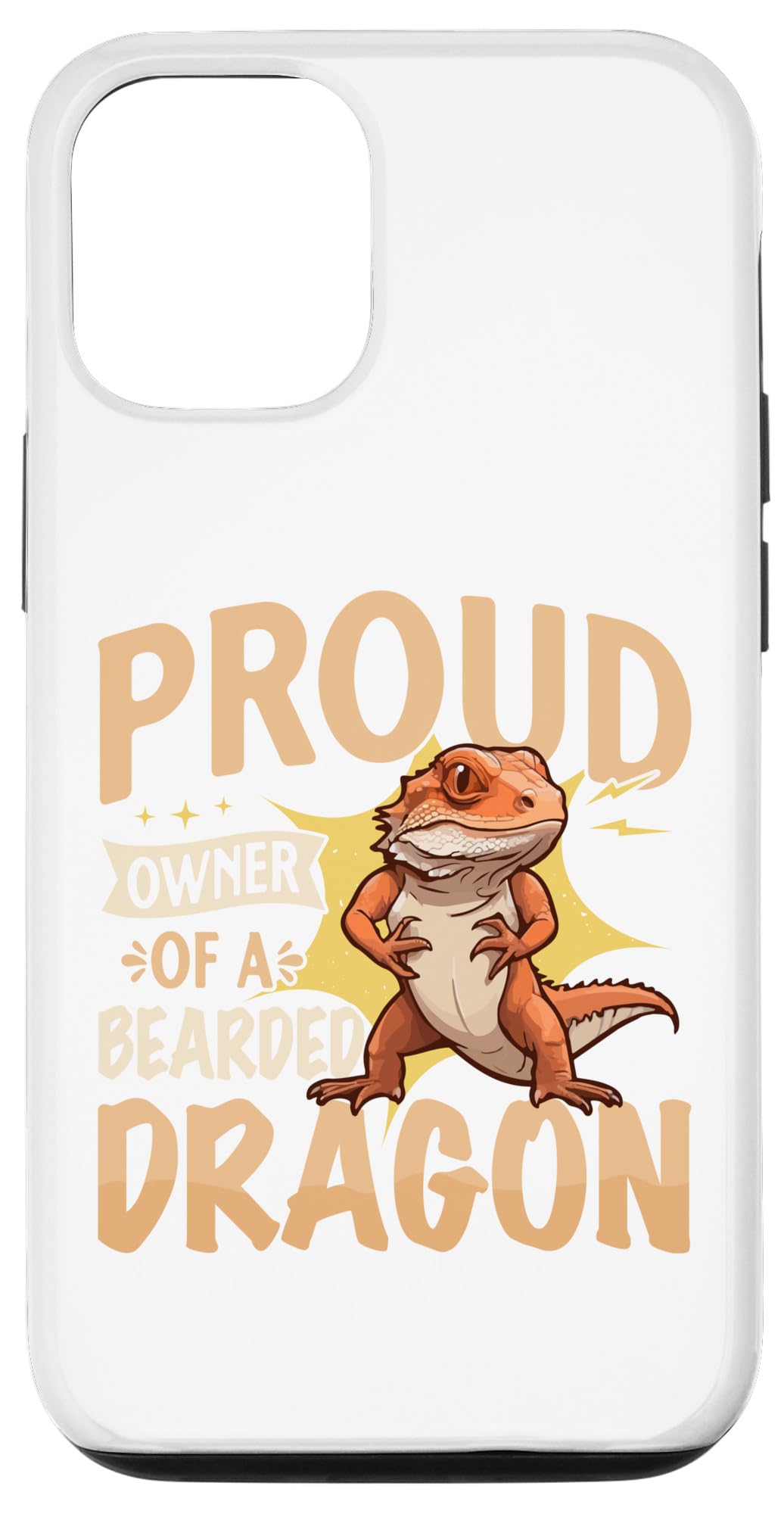 iPhone 12/12 Pro Proud owner of a Bearded Dragon Reptile Spirit Animal Funny Case