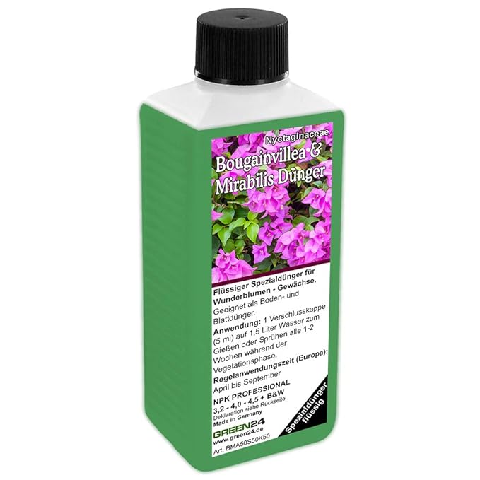 GREEN24 Bougainvillea & Mirabilis Liquid Fertilizer for Nyctaginaceae, Root, Soil, Foliar