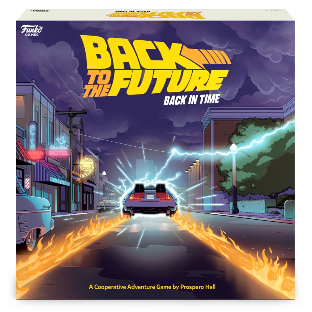 Back to the Future – Back in Time Signature Cooperative Funko Board Game For Children And Adults (Ages 10+) 2-4 Players With A 50 Minute Gameplay