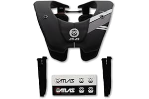 Atlas Brace Tyke Neck Brace for Use in: Powersports, Offroad Racing, Motocross, Mountain Biking, and BMX (Black, One-Size)