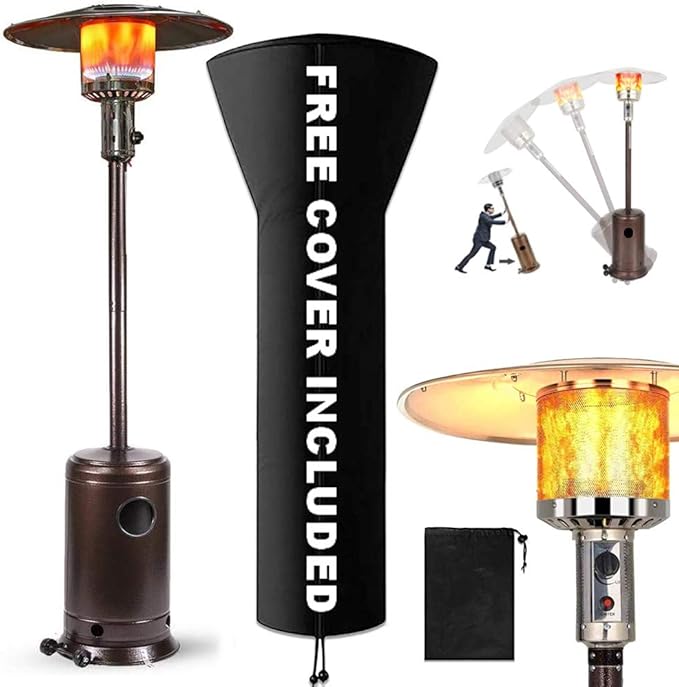 HEONITURE 48000 BTU Propane Patio Heater