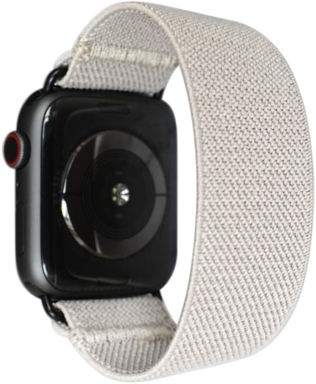 black apple watch with grey band