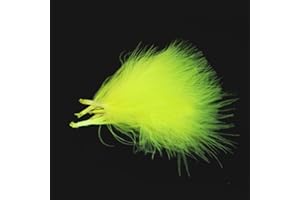 100 pcs/lot 17 Colors Turkey Marabou Blood Feathers Woolly Bugger Streamers Fly Tying Feather Materials