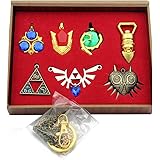 The Legend of Zelda Twilight Princess & Hylian Shield & Master Sword finest collection sets keychain/necklace/jewelry series