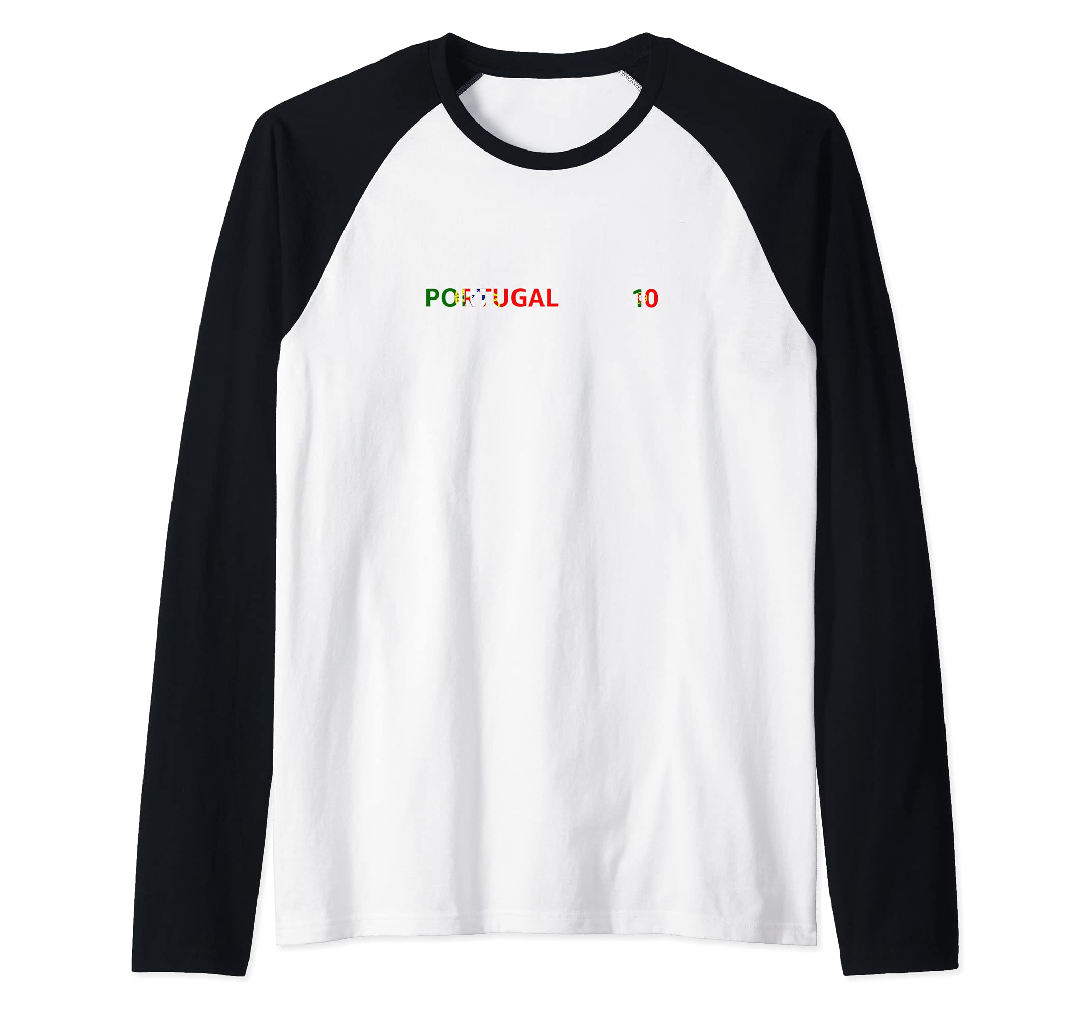 Flag Portugal Raglan Baseball Tee