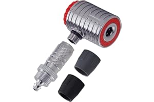 711L Presta Air Chuck - Fast and Secure Inflator Pump Attachment for Bicycle Tires Tubes with Presta Valves