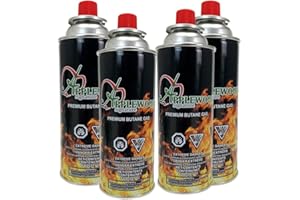 Butane Gas for Portable Gas Range, Portable Stove 8oz (4 Packs) Made in Korea