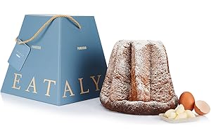 Eataly Pandoro Cake- Fresh Bakery Sweet Bread With Sprinkling of Powdered Sugar- Perfect Holiday Italian Made Cake Delight - Traditional Sourdough Leavened