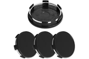 MOTOREXPERTZ ME 2.7Inch 68MM Wheel Center Caps for BMW 3 Series 4 Series 5 Series X Serires Z Series Rim Hub Caps 3613 6783 536, Pack of 4 (Matte Black, Outer 69MM, Inner 65MM).